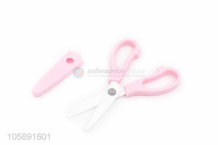 Wholesale ceramic blade shears vegetable food kitchen scissors