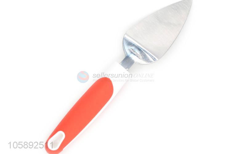 Modern design eco-friendly tpr handle stainless steel pizza spatula