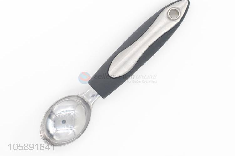 New design and simplified tpr handle stainless steelice cream scooper