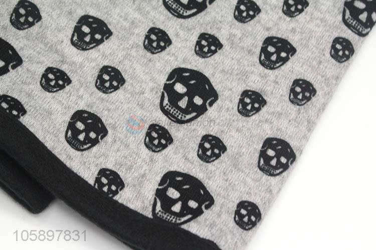 Cool Design Skull Pattern Neck Warmer For Winter