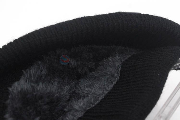 Delicate Design Plush Warm Cap Sports Beanie