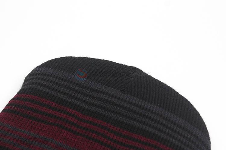 New Arrival Plush Lining Winter Warm Beanie For Man