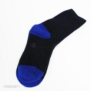 High quality new style men polyester knit socks