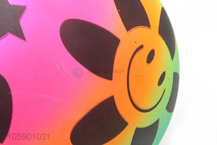 OEM factory customized logo printed bouncy balls for kids