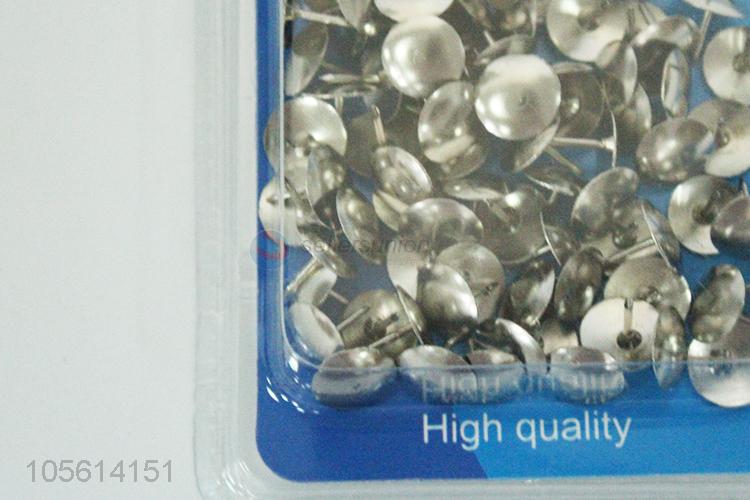 100PCS SILVER DRAWING PINS,CLAM SHELL PACKING