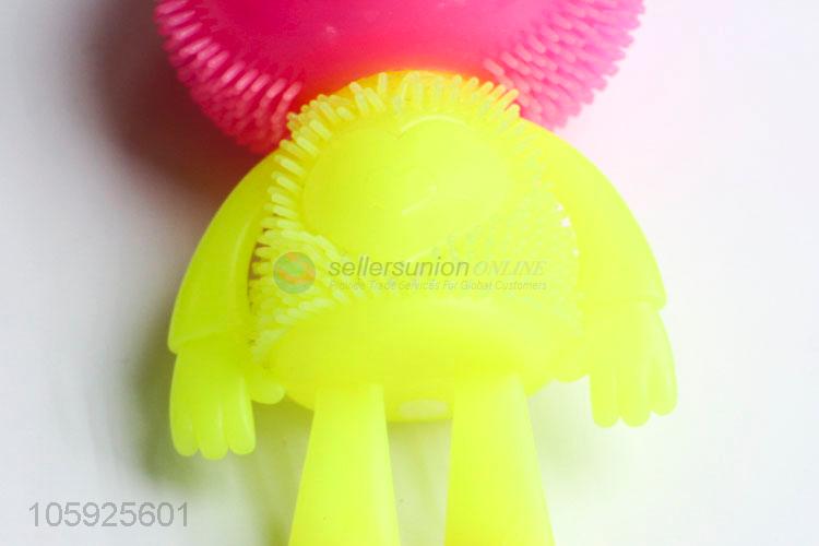 Promotional cheap children TPR puffer ball spiky long-legged rabbit ball