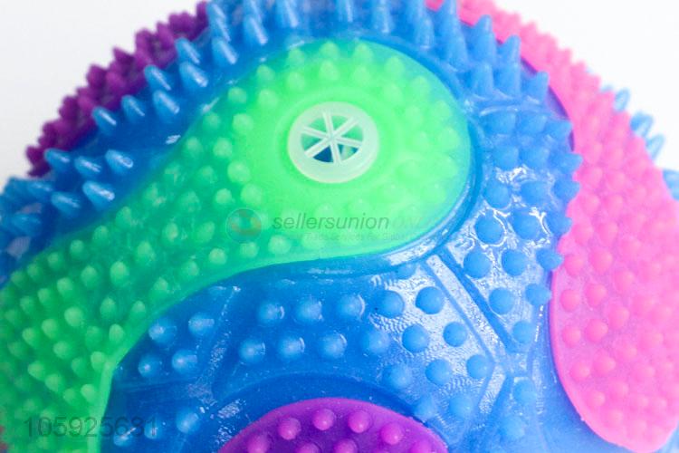 Professional supply children TPR puffer ball colorful spiky ball