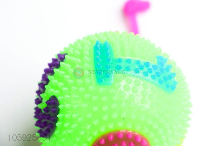 New style custom kids TPR toy ball spiky letter ball