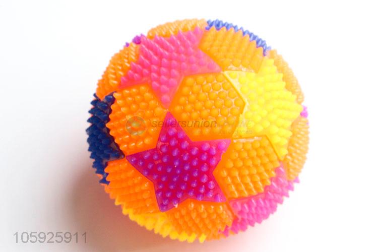 Recent design kids TPR toy ball spiky five-point star ball