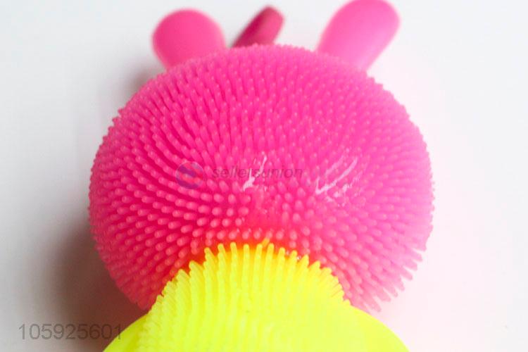 Promotional cheap children TPR puffer ball spiky long-legged rabbit ball