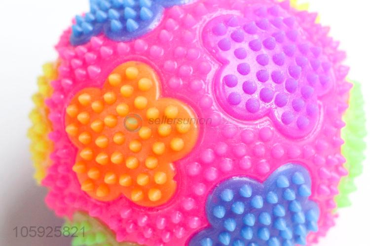 Top manufacturer children TPR toy ball spiky flower ball