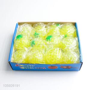 Competitive price children squeez toy pineapple smash water ball