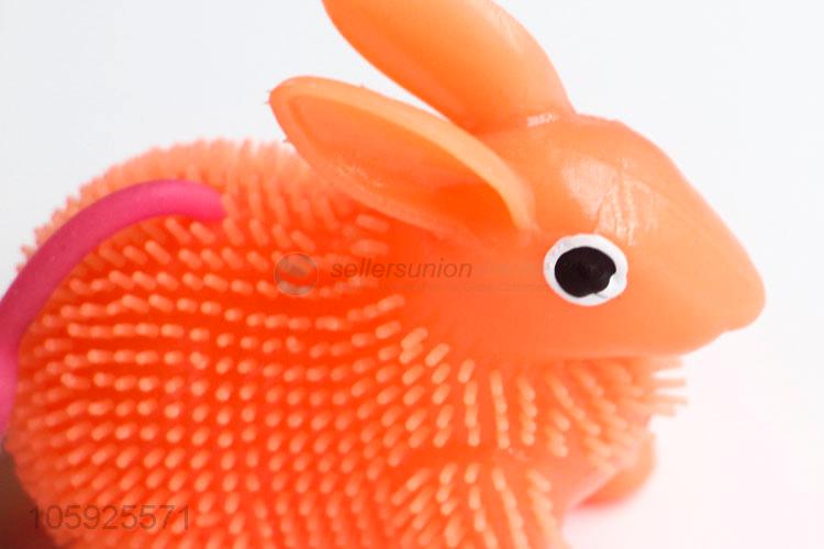 Wholesale cheap kids TPR puffer ball spiky bunny ball