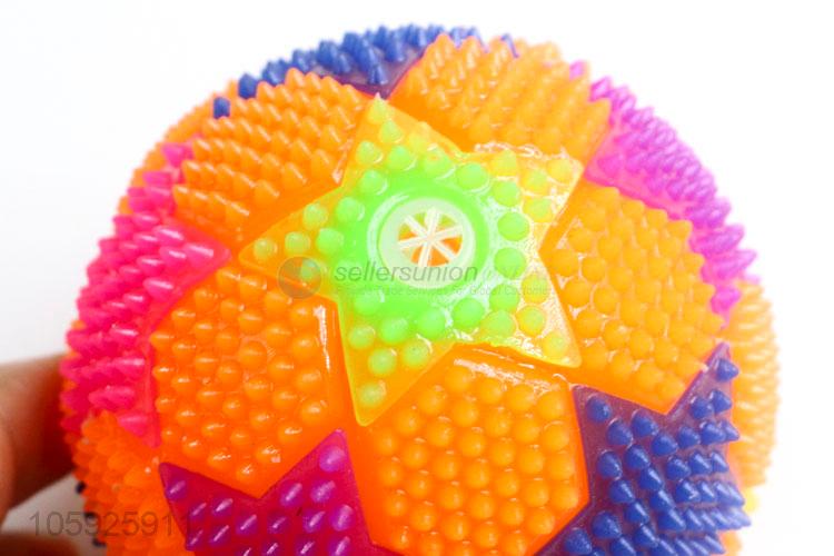 Recent design kids TPR toy ball spiky five-point star ball