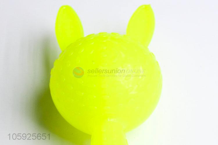 Low price kids TPR puffer ball squishy bunny ball