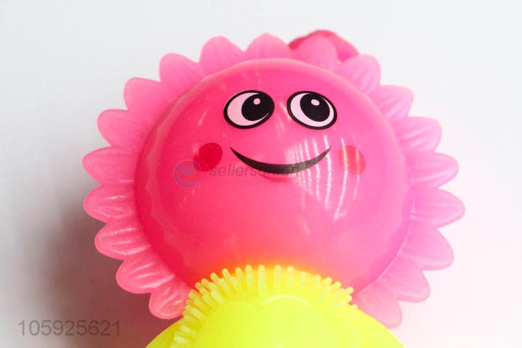 High grade children TPR puffer ball spiky long-legged sunflower ball