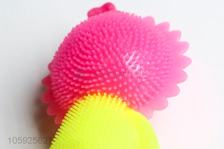 High grade children TPR puffer ball spiky long-legged sunflower ball