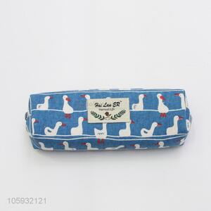 China Factory Cute Cotton and Linen Pencil Box Pen Bag