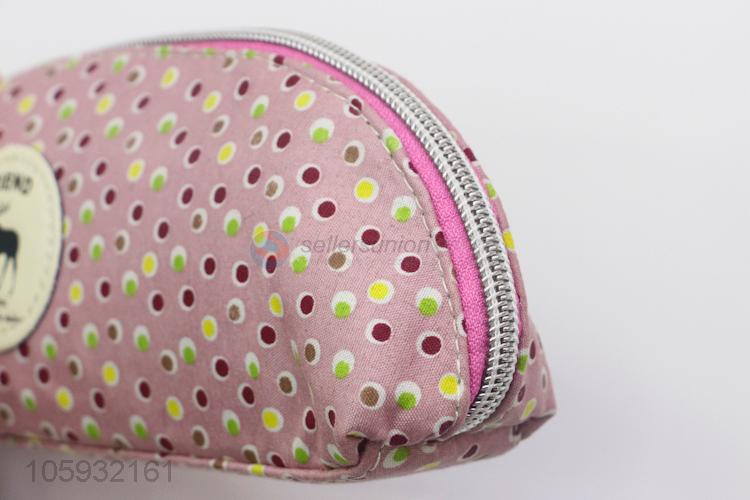 Popular Promotional Dot Pattern Pen Bag for Kids Gift School Supplies Stationery