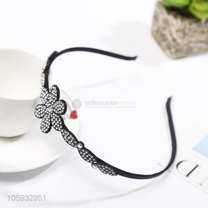 Fashion Diamond Flower Accessories Hair Hoop