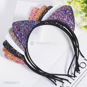 Hot Sale Glittering Cat Ear Hair Clasp Fashion Hair Hoop