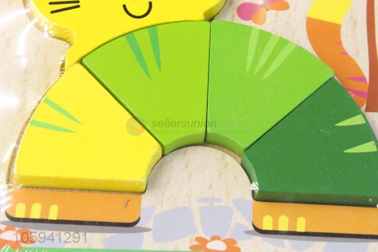 Utility and Durable Cute 3D Education Wooden Toy Jigsaw Puzzles