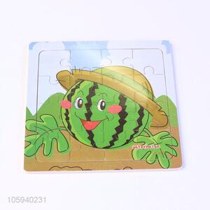 Competitive Price Cartoon Watermelon Baby Early Educational Toy Puzzle