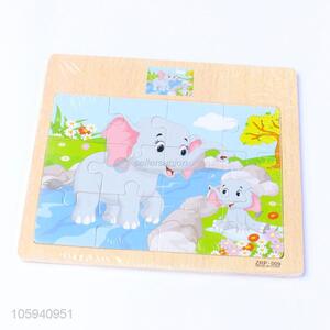 Direct Price Cartoon Elephant Kids Learning Toy Cartoon Puzzle