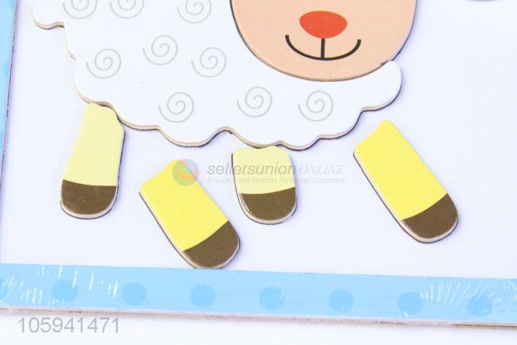 Newest Educational Color Cartoon Toddlers Jigsaw Magnetic Puzzle