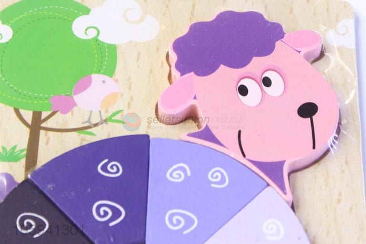 Factory Promotional Cartoon 3D Wooden Educational Toys Puzzle