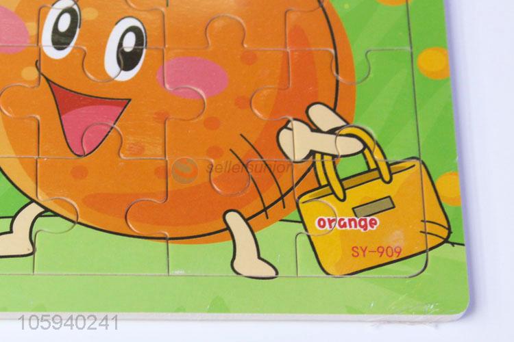 Cheap Price Cartoon Wooden DIY Jigsaw Puzzle for Kids