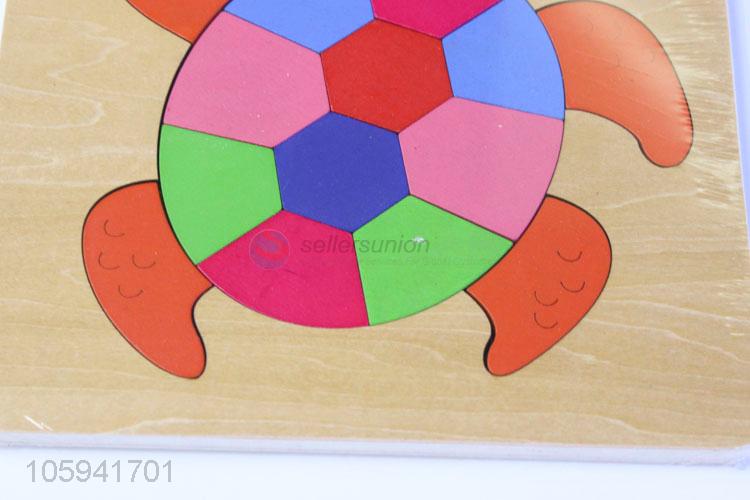 Top Selling Colored Turtle  Puzzle Wooden Toys Educational Wooden Puzzle