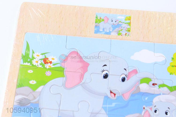 Direct Price Cartoon Elephant Kids Learning Toy Cartoon Puzzle