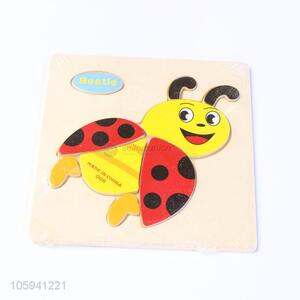 Factory Sales Baby Toys Cute 3D Bee Wooden Puzzle