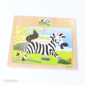 Reasonable Price Cartoon Wooden DIY Jigsaw Puzzle for Kids