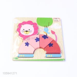 Factory Sale Cute Toys Wooden 3D Puzzle For Kids