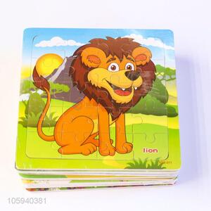 Wholesale Cheap Cartoon Animal Toys Wooden Puzzle For Kids