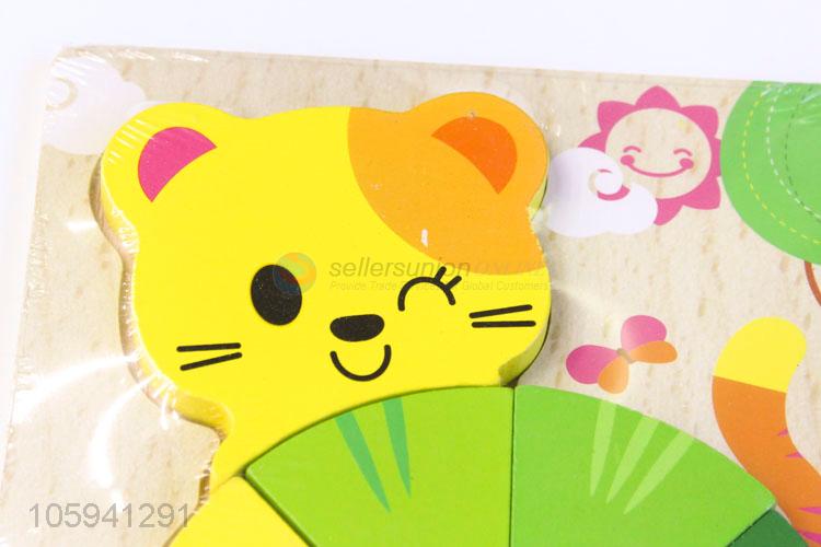 Utility and Durable Cute 3D Education Wooden Toy Jigsaw Puzzles