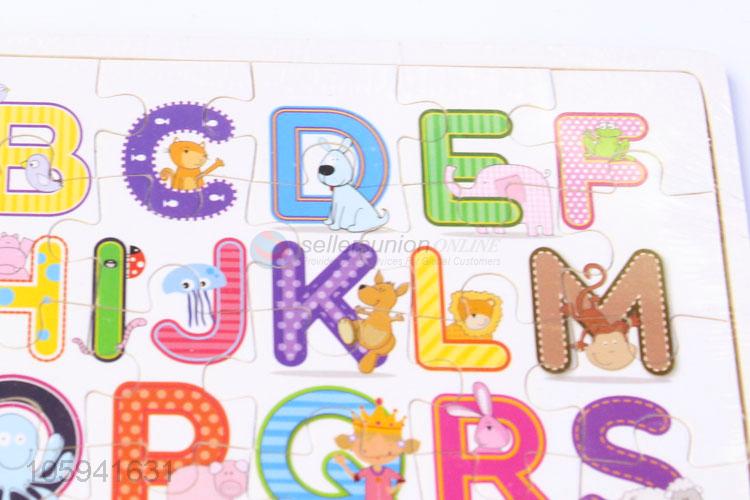 Direct Price Color Letter Kids Cartoon Jigsaw Puzzle Toy