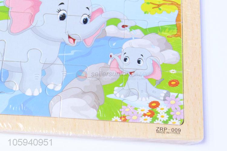 Direct Price Cartoon Elephant Kids Learning Toy Cartoon Puzzle