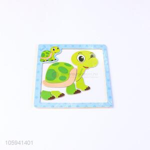 Best Popular Cartoon Tortoise Wooden Educational Toys Magnetic Puzzle