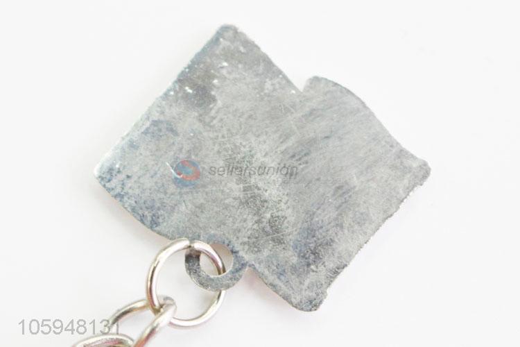 China Manufacturer American Flag Alloy Keychain