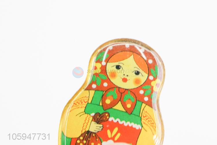 Bottom Price Fashion Painted Dolls Brooch