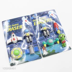 Chinese factories cute 3d novelty color school eraser set