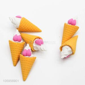 Wholesale creative cute ice cream eraser for kids