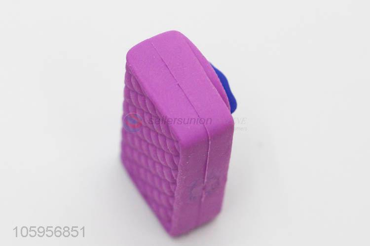 Manufacturer direct supply handbag shaped eraser for girl