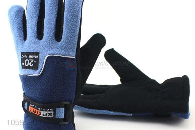 The fashion design full finger cycling gloves warm glove