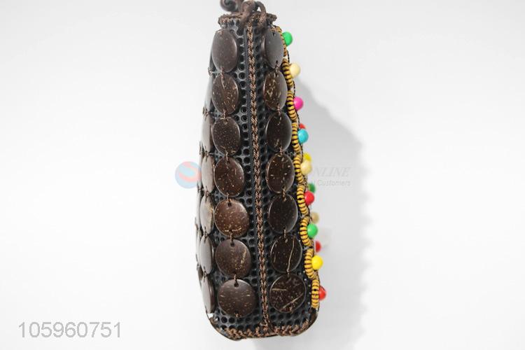 Good Quality Handmade Coconut Shell Accessory Messenger Bag