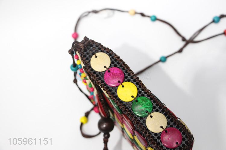 Fashion Style Colorful Beads Messenger Bag Ladies Bag