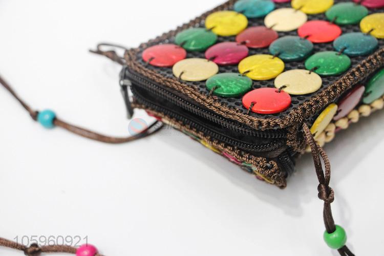 Best Sale Classic Beads Zipper Coin Bag/Phone Bag